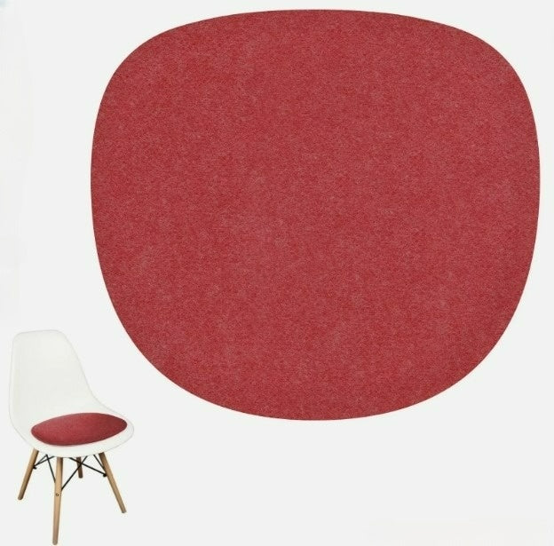 Classic Mid-Century Design Seat Cushion for Dining Office Chair in 4 or 8mm Eco Felt Pad