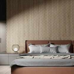 Decorative 3D Textured Feature Wall Panels in Gold Finish with DIAMOND Design Continuous Pattern-Distinct Designs (London) Ltd