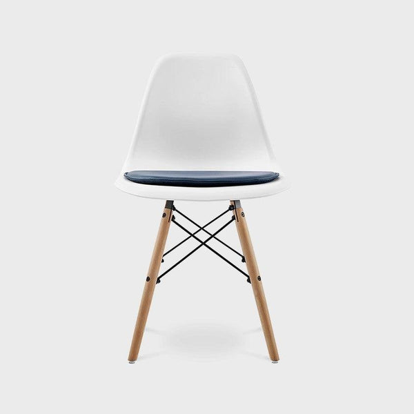 Distinct Designs Classic Mid-Century Design Seat Cushion for Dining Office Chair in Faux Leather-Distinct Designs (London) Ltd