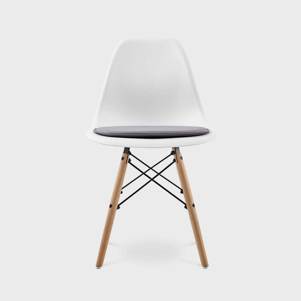 Distinct Designs Classic Mid-Century Design Seat Cushion for Dining Office Chair in Faux Leather-Distinct Designs (London) Ltd