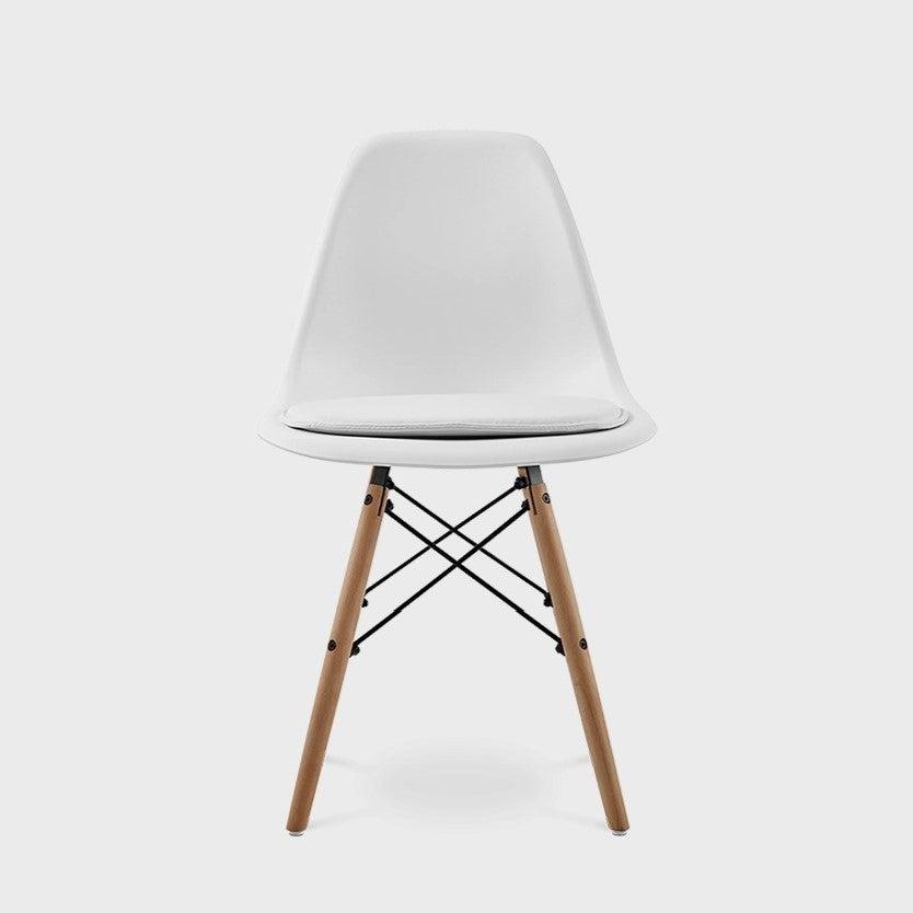 Distinct Designs Classic Mid-Century Design Seat Cushion for Dining Office Chair in Faux Leather-Distinct Designs (London) Ltd