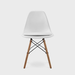Distinct Designs Classic Mid-Century Design Seat Cushion for Dining Office Chair in Faux Leather-Distinct Designs (London) Ltd