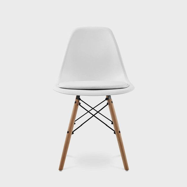 Distinct Designs Classic Mid-Century Design Seat Cushion for Dining Office Chair in Faux Leather-Distinct Designs (London) Ltd