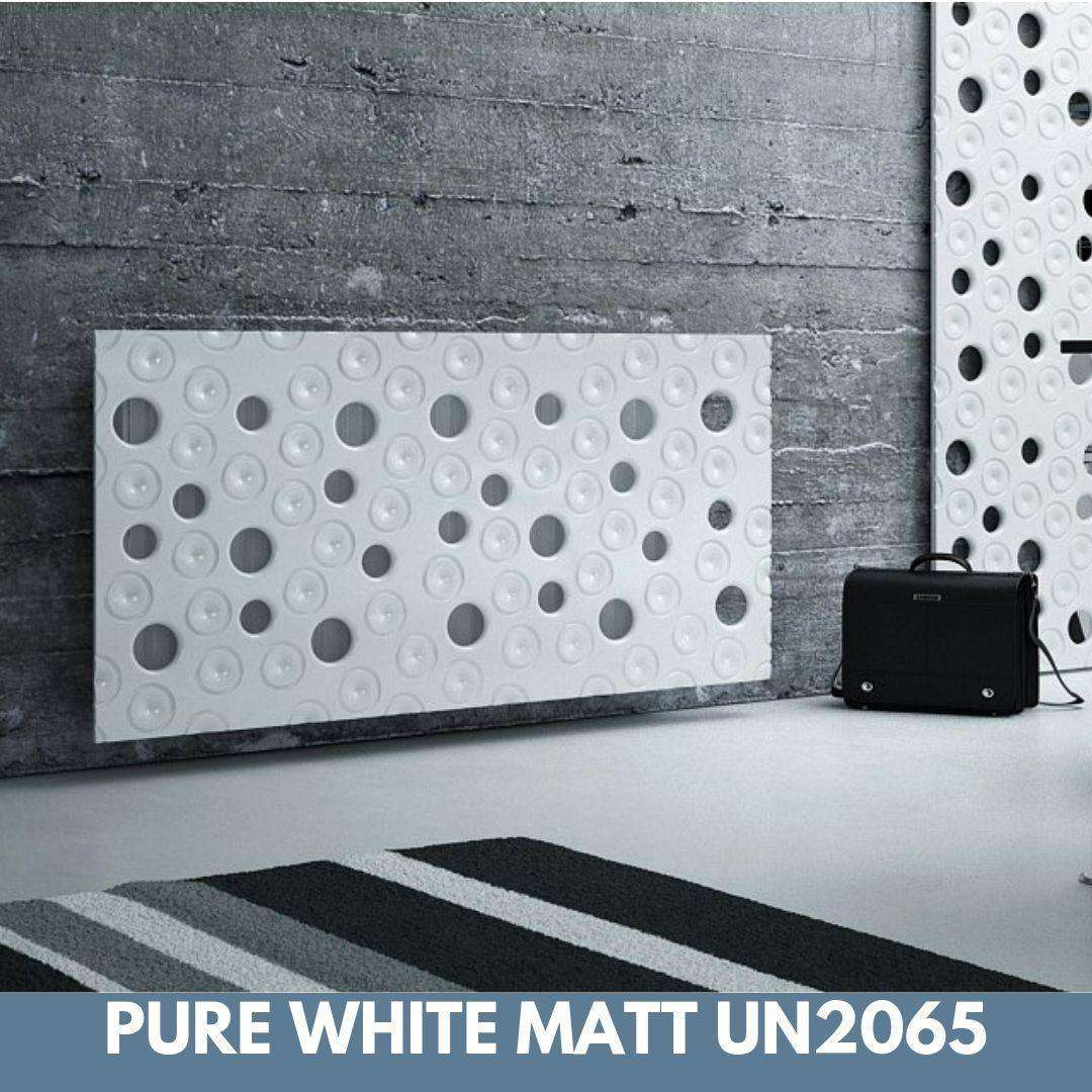 CustomMade Radiator Cover Decorative MOON Design WHITE 70 80 90 100 110 120 130 140 150 160 170 180-Distinct Designs (London) Ltd