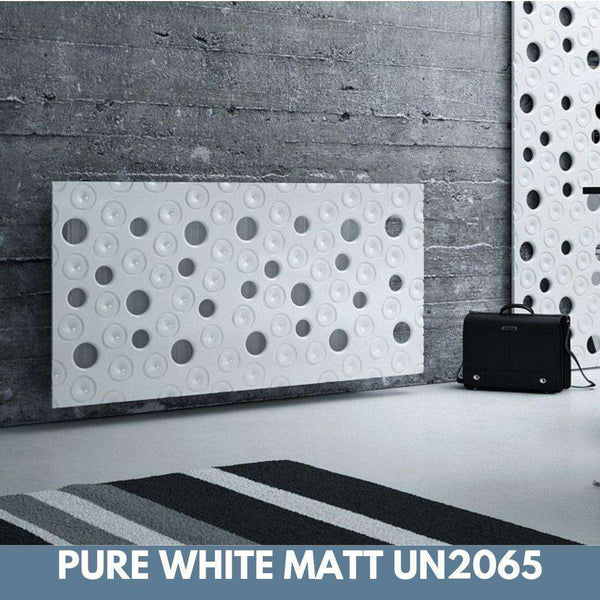 CustomMade Radiator Cover Decorative MOON Design WHITE 70 80 90 100 110 120 130 140 150 160 170 180-Distinct Designs (London) Ltd