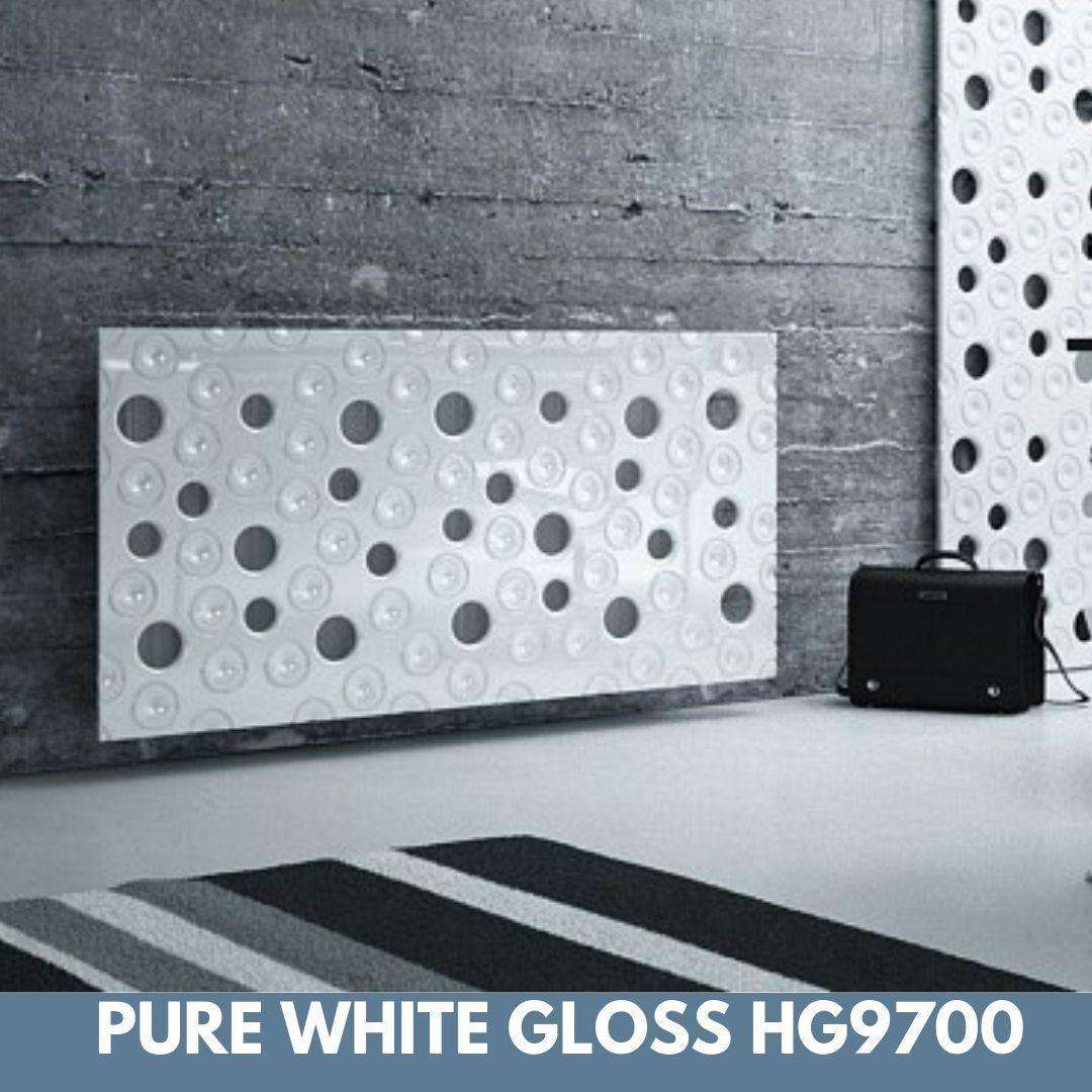 CustomMade Radiator Cover Decorative MOON Design WHITE 70 80 90 100 110 120 130 140 150 160 170 180-Distinct Designs (London) Ltd