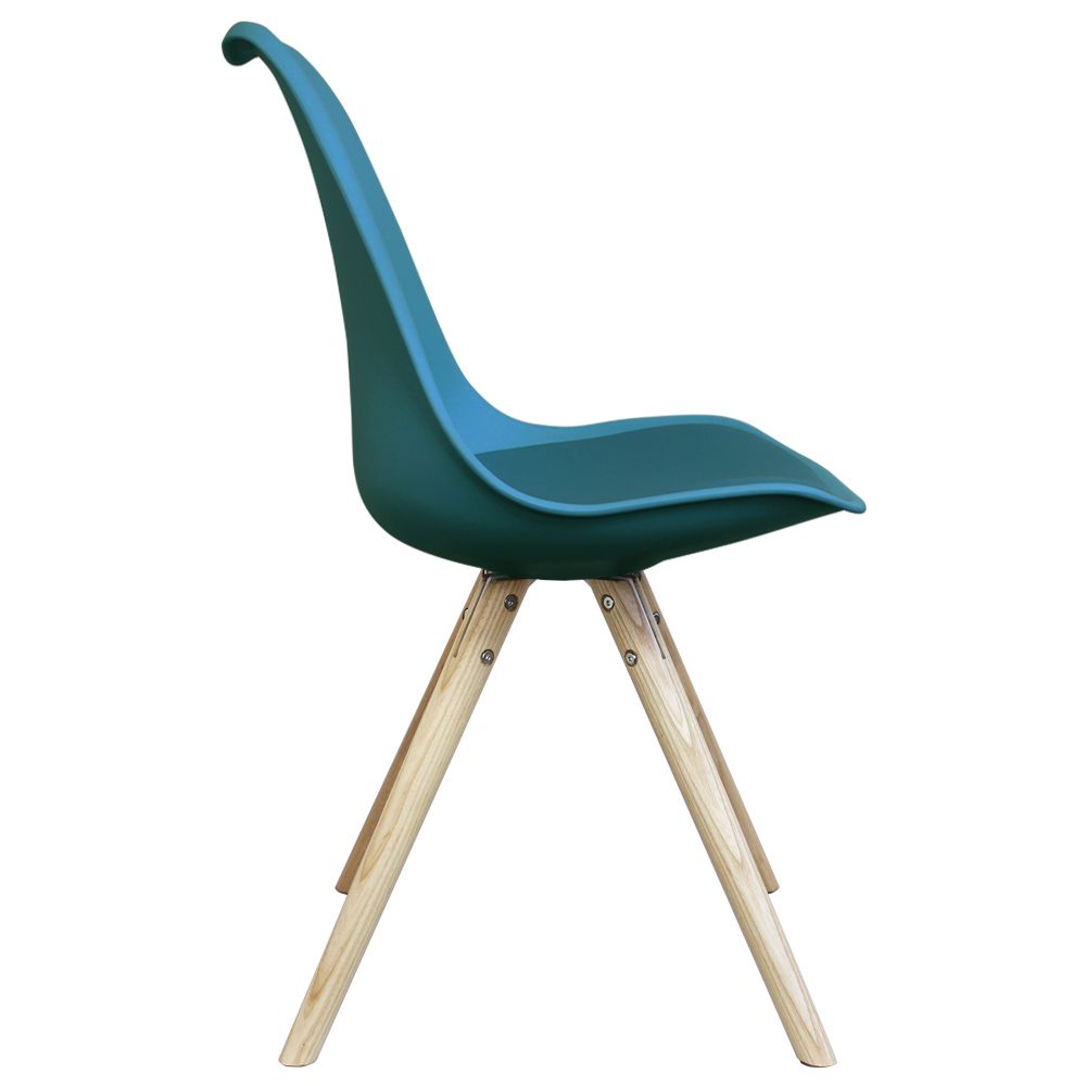 Distinct Designs Classic Mid-Century Design Dining Office Chair in durable Teal PP Plastic-Distinct Designs (London) Ltd