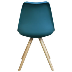 Distinct Designs Classic Mid-Century Design Dining Office Chair in durable Teal PP Plastic-Distinct Designs (London) Ltd