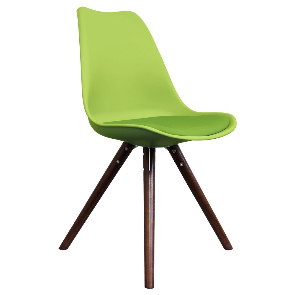 Distinct Designs Classic Mid-Century Design Dining Office Chair in durable Lime Green PP Plastic-Distinct Designs (London) Ltd
