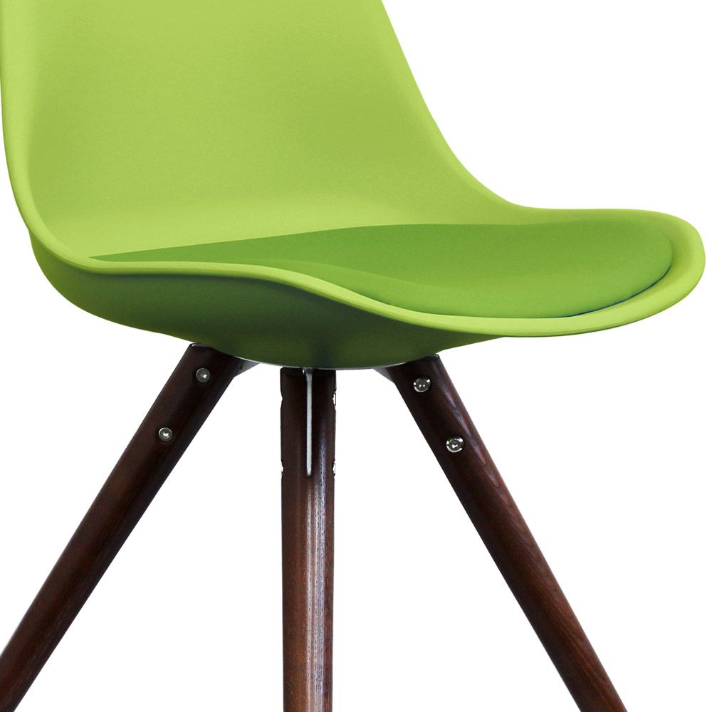 Distinct Designs Classic Mid-Century Design Dining Office Chair in durable Lime Green PP Plastic-Distinct Designs (London) Ltd