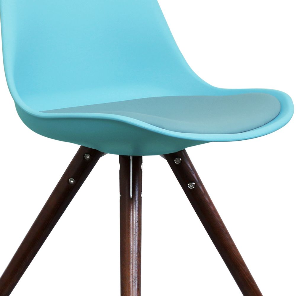 Distinct Designs Classic Mid-Century Design Dining Office Chair in durable Pearl Blue PP Plastic-Distinct Designs (London) Ltd