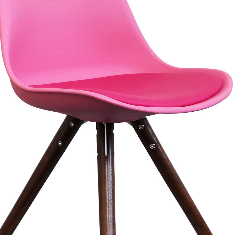 Distinct Designs Classic Mid-Century Design Dining Office Chair in durable Pink PP Plastic-Distinct Designs (London) Ltd