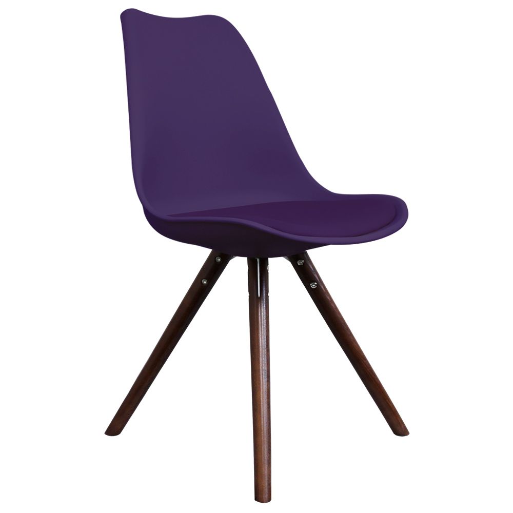 Distinct Designs Classic Mid-Century Design Dining Office Chair in durable Purple PP Plastic-Distinct Designs (London) Ltd