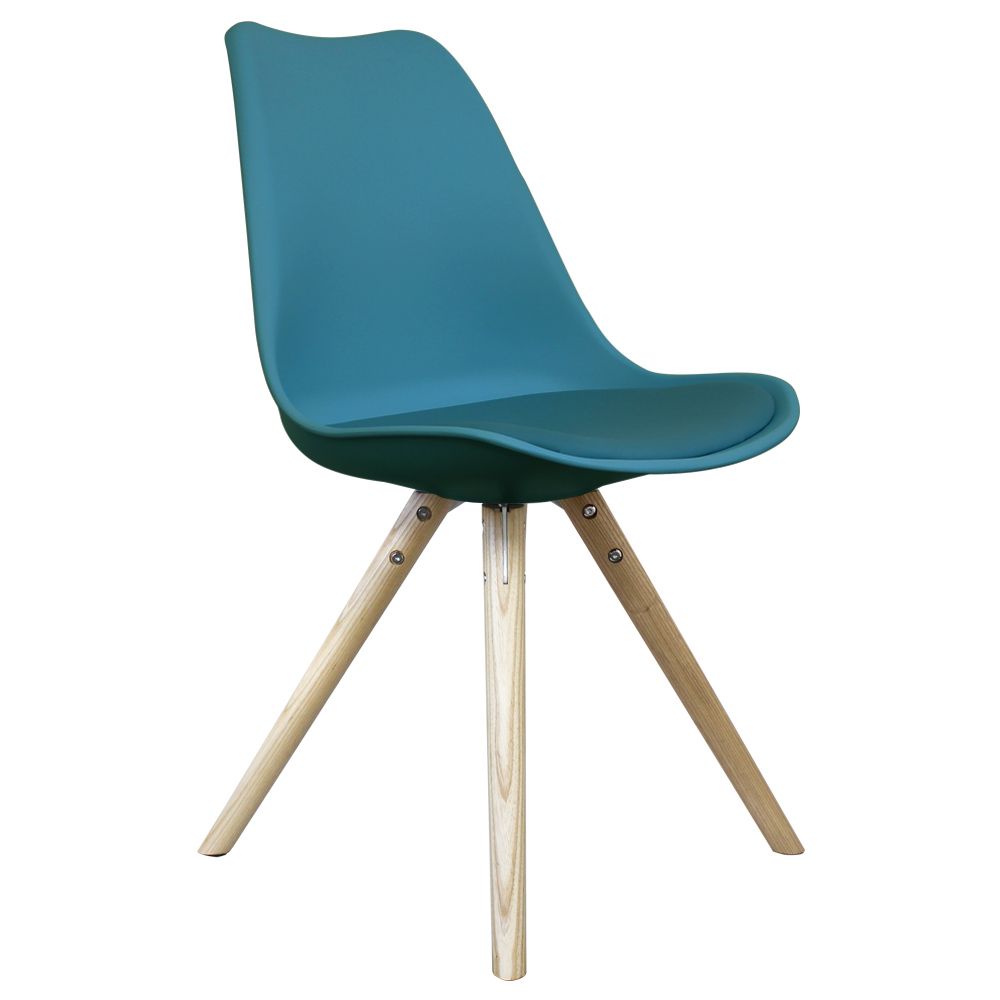 Distinct Designs Classic Mid-Century Design Dining Office Chair in durable Teal PP Plastic-Distinct Designs (London) Ltd