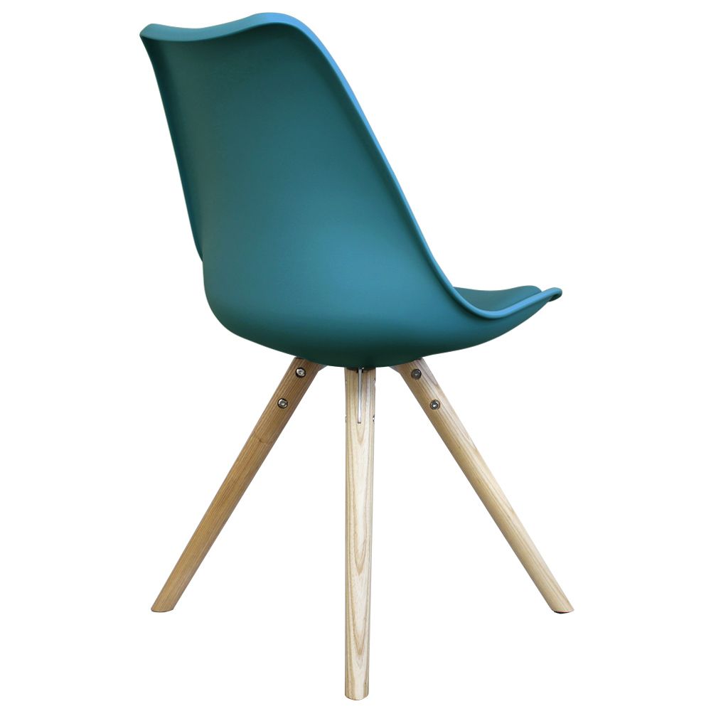 Distinct Designs Classic Mid-Century Design Dining Office Chair in durable Teal PP Plastic-Distinct Designs (London) Ltd