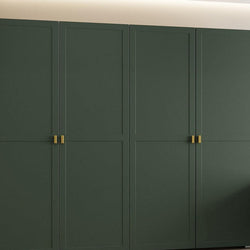 Modern Removable Radiator Cover with subtle STICKS Design in SATIN MATT Finish & Colours-Hunter Green-60x70cm-Distinct Designs (London) Ltd