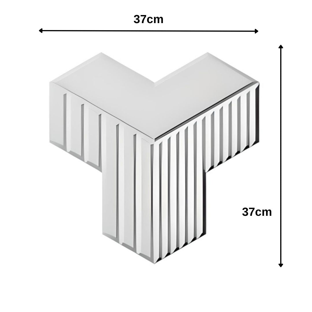 Decorative Wall Panels Gold TETRA Blocks shape routed down line pattern for rich 3D texture Pk3-Distinct Designs (London) Ltd
