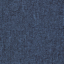 Modern Pouffe Footstool Ottoman Square Seat 103x103cm in Denim Blue Fabric-Distinct Designs (London) Ltd