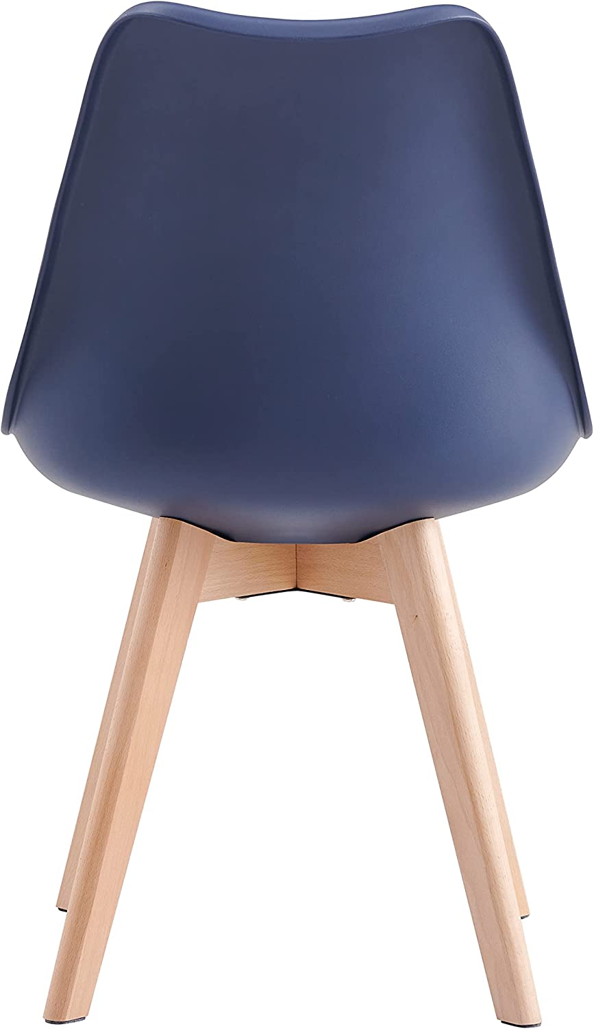 Distinct Designs Classic Mid-Century Design Dining Office Chair in durable Navy Blue PP Plastic-Distinct Designs (London) Ltd