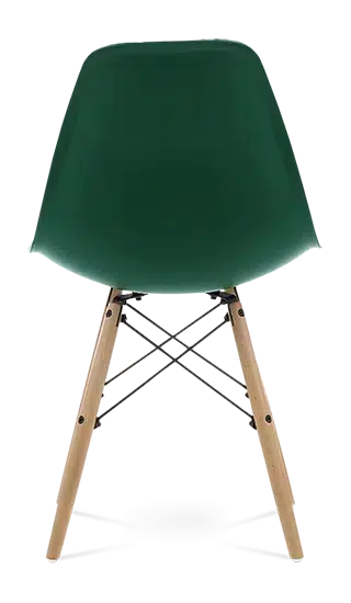 SALE Distinct Classic Mid-Century Dining Office Emerald Green Chair with braced Wooden Legs-Distinct Designs (London) Ltd