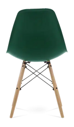 SALE Distinct Classic Mid-Century Dining Office Emerald Green Chair with braced Wooden Legs-Distinct Designs (London) Ltd