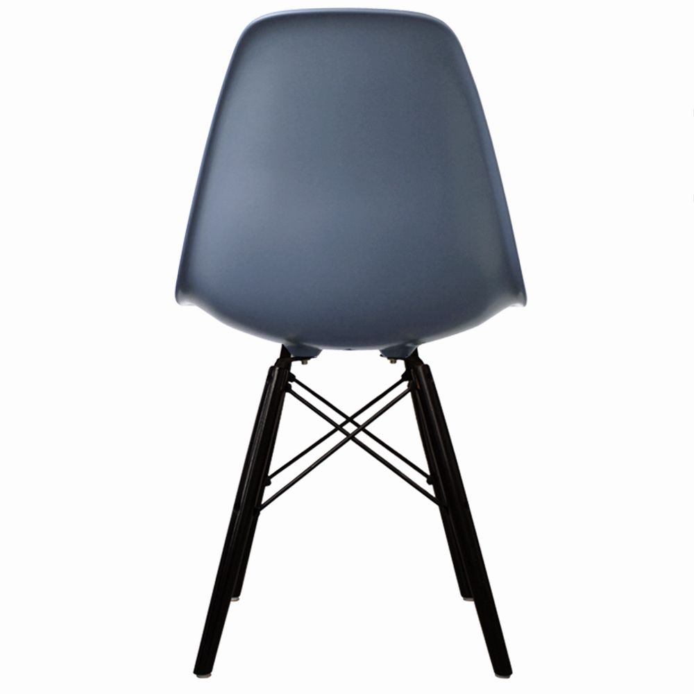 Distinct Classic Mid-Century Dining Office Seaspray Blue Chair with choice of braced Wooden Legs-Distinct Designs (London) Ltd