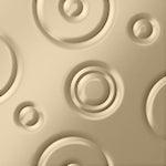 Decorative 3D Textured Feature Wall Panels in Gold Finish with Modern Oversized DROP Design-Gold-4 x 60x60cm / 23x23"-Distinct Designs (London) Ltd