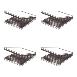 Industrial strength SelfAdhesive Hook & Loop Wall Mount Fixing for Flash hanging Wall Panels 4 pairs-4 Pairs-Distinct Designs (London) Ltd