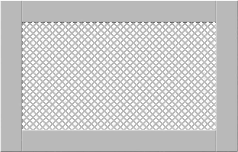 Classic White Floating Radiator Heater Covers with Elegant DIAMOND decorative grille screen panel-Distinct Designs (London) Ltd
