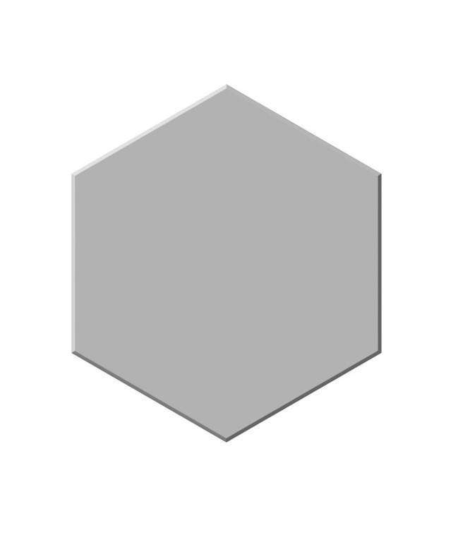 Decorative HEXAGONAL wall panels with varied thickness for textured 3D surface design, pack of 3-Distinct Designs (London) Ltd
