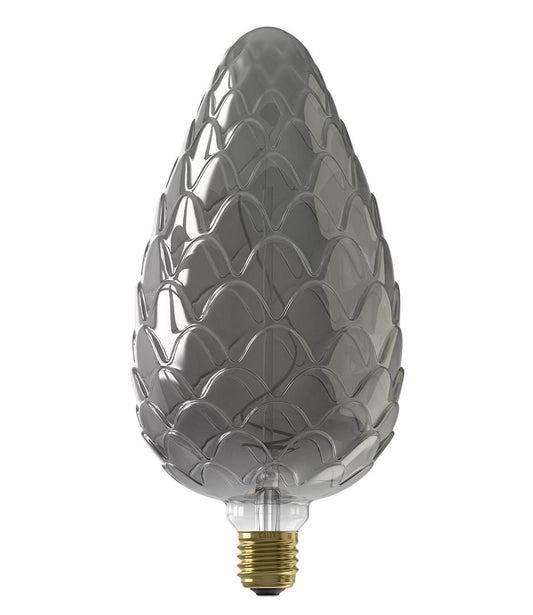 Decorative Vintage Oversized PINE CONE LED Bulb for Display Table Desk Pendant Light Fixtures-XL-Titanium-Distinct Designs (London) Ltd