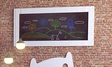Kids Magnetic Blackboard chalkboard with BALLOONS frame design for Children’s Bedroom Playroom-Distinct Designs (London) Ltd