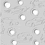 Children Design Bespoke Radiator Cabinet Cover with Cool CARS for Kids Bedroom Nursery Playroom-White-88x90cm-Distinct Designs (London) Ltd