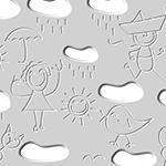 Children Radiator Cabinet Cover with Funky CLOUDS design for Kids Bedroom Nursery Playroom-Distinct Designs (London) Ltd