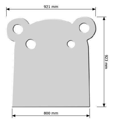 Kids HIPPO design single bed decorative Headboard for Children’s Bedroom Nursery Playroom-Distinct Designs (London) Ltd
