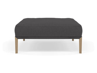 Modern Pouffe Footstools Ottomans Square Seat 103x103cm in Slate Grey Fabric-Distinct Designs (London) Ltd