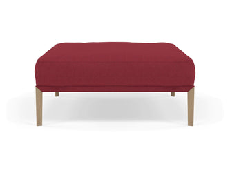 Modern Pouffe Footstools Ottomans Square Seat 103x103cm in Rasberry Red FAbric-Distinct Designs (London) Ltd
