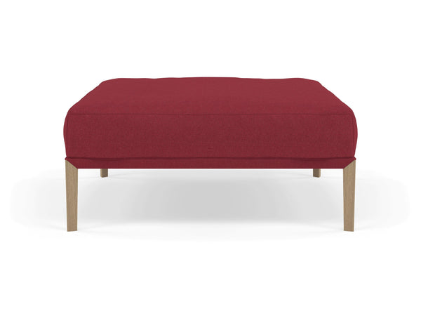 Modern Pouffe Footstools Ottomans Square Seat 103x103cm in Rasberry Red FAbric-Distinct Designs (London) Ltd