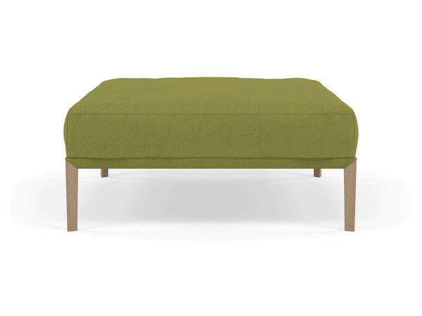 Modern Pouffe Footstools Ottomans Square Seat 103x103cm in Lime Green Fabric-Distinct Designs (London) Ltd