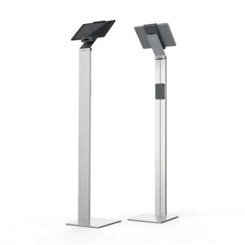 Premium Quality Aluminium Floor Stand with Adjustable 360° Rotatable Tablet Holder for 7-13" devices-Distinct Designs (London) Ltd