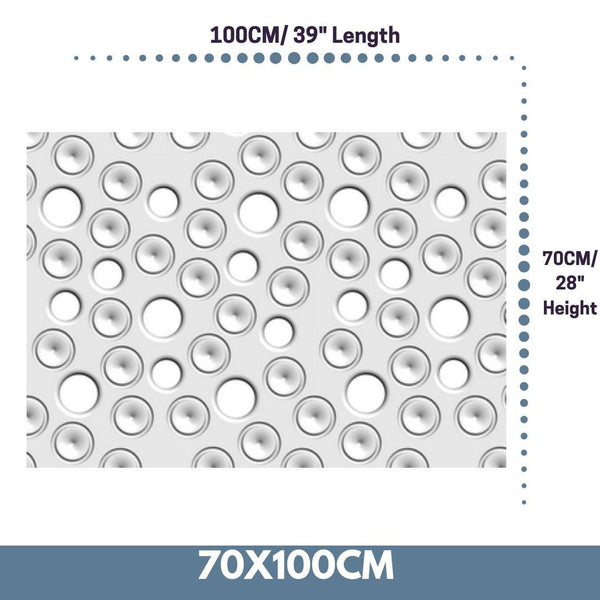 Custom-Made Removable Radiator Heater Cover ultramodern MOON Design in SATIN MATT Finish & Colours-White-70x100cm-Distinct Designs (London) Ltd