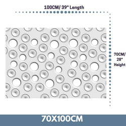 CustomMade Radiator Cover Decorative MOON Design WHITE 70 80 90 100 110 120 130 140 150 160 170 180-White-70x100cm-Distinct Designs (London) Ltd