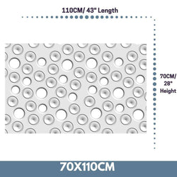 CustomMade Radiator Cover Decorative MOON Design WHITE 70 80 90 100 110 120 130 140 150 160 170 180-White-70x110cm-Distinct Designs (London) Ltd