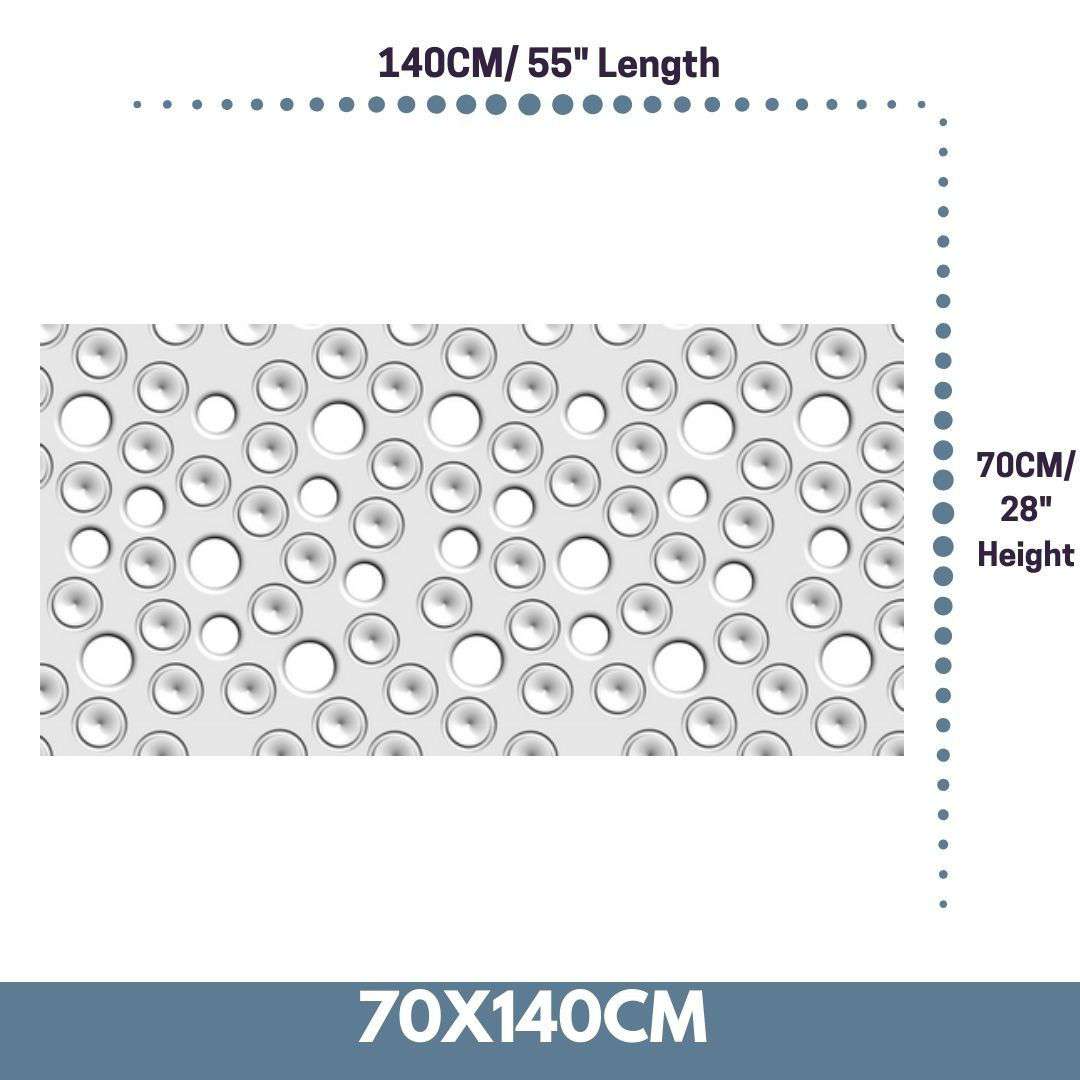 CustomMade Radiator Cover Decorative MOON Design WHITE 70 80 90 100 110 120 130 140 150 160 170 180-White-70x140cm-Distinct Designs (London) Ltd