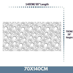 CustomMade Radiator Cover Decorative MOON Design WHITE 70 80 90 100 110 120 130 140 150 160 170 180-White-70x140cm-Distinct Designs (London) Ltd