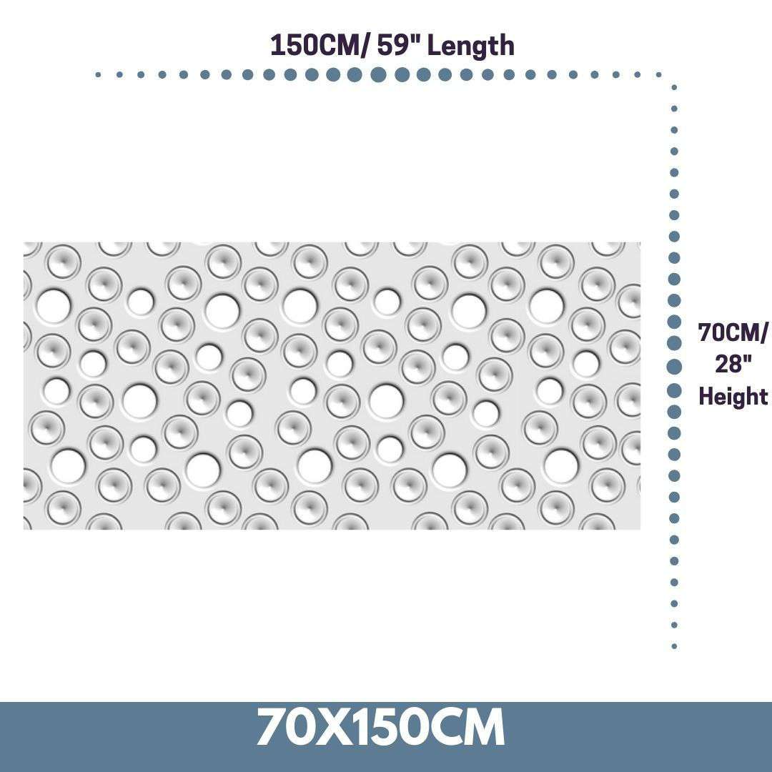 CustomMade Radiator Cover Decorative MOON Design WHITE 70 80 90 100 110 120 130 140 150 160 170 180-White-70x150cm-Distinct Designs (London) Ltd