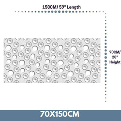 CustomMade Radiator Cover Decorative MOON Design WHITE 70 80 90 100 110 120 130 140 150 160 170 180-White-70x150cm-Distinct Designs (London) Ltd