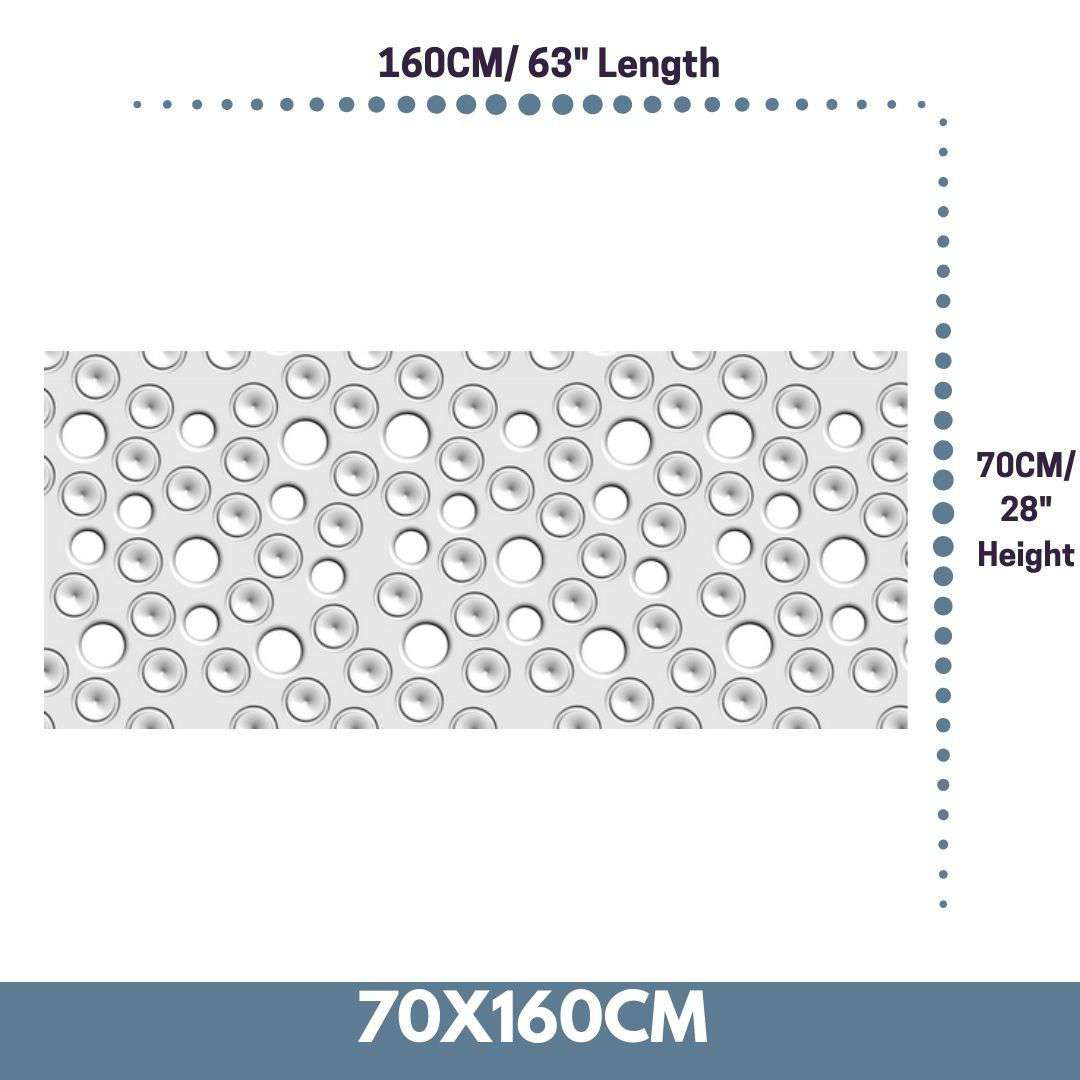 CustomMade Radiator Cover Decorative MOON Design WHITE 70 80 90 100 110 120 130 140 150 160 170 180-White-70x160cm-Distinct Designs (London) Ltd