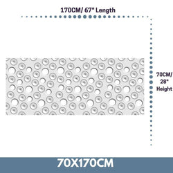 CustomMade Radiator Cover Decorative MOON Design WHITE 70 80 90 100 110 120 130 140 150 160 170 180-White-70x170cm-Distinct Designs (London) Ltd