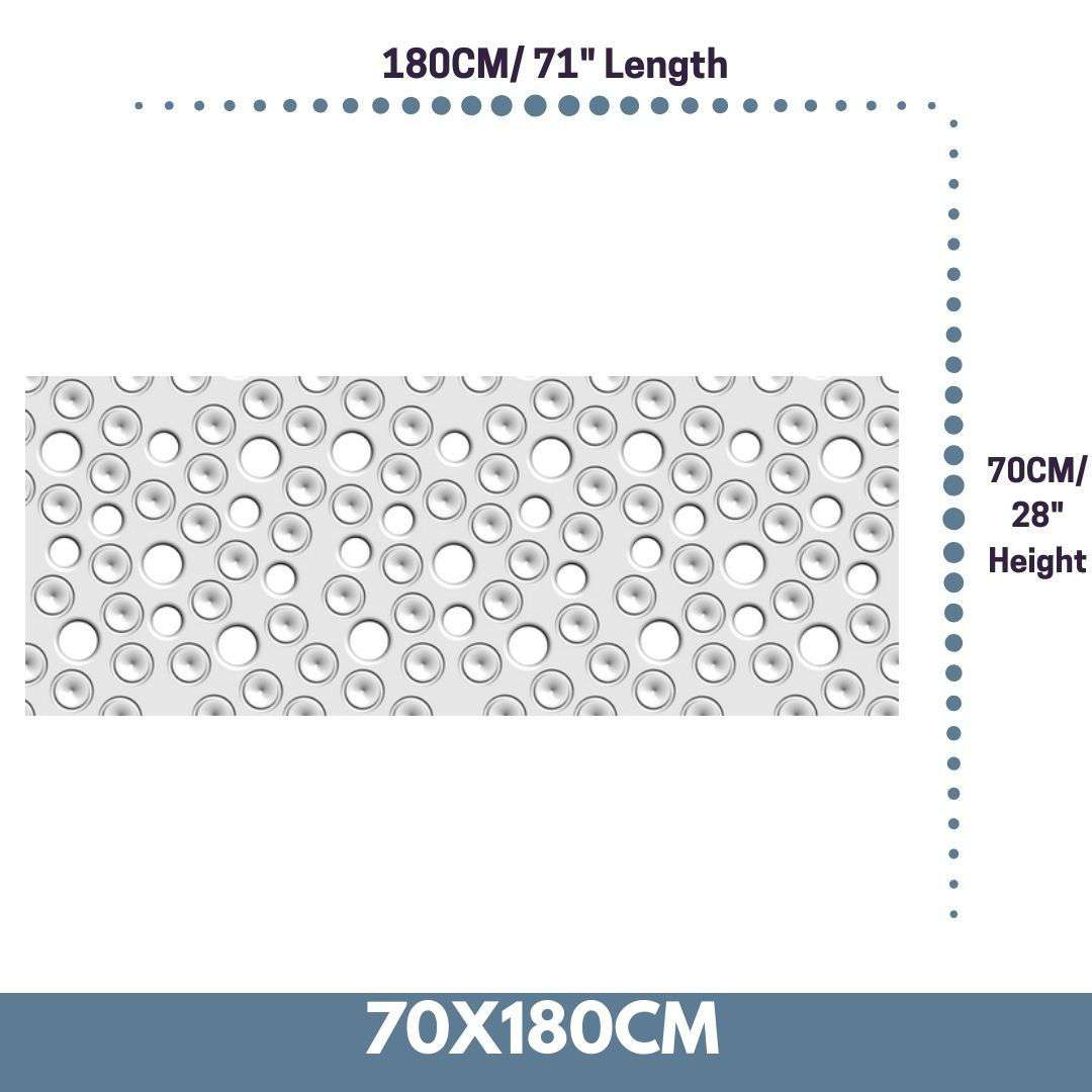 CustomMade Radiator Cover Decorative MOON Design WHITE 70 80 90 100 110 120 130 140 150 160 170 180-White-70x180cm-Distinct Designs (London) Ltd